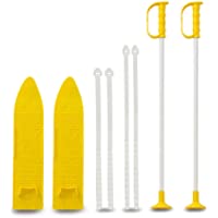 Jamara 460379-Snow Play Esquí Alpino 1st Step 40cm Lazos de fijación Ajustables y Seguros Esquís- Color Amarillo (460379…